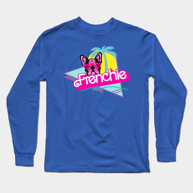 Frenchie BARBIE Long Sleeve T-Shirt by ART by RAP